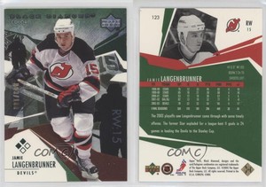 2003-04 Upper Deck Black Diamond Green /100 Jamie Langenbrunner #123