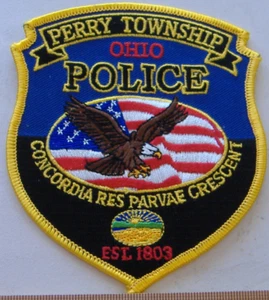 PERRY TOWNSHIP POLICE OHIO FABRIC PATCH - Picture 1 of 1