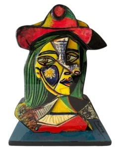 Pablo Picasso Amazing Wood Sculpture 1901-1973 Style Of Sculpture - Picture 1 of 7