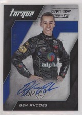2016 Panini Torque Driver Scripts Blue /99 Ben Rhodes #DS-BR Rookie Auto RC