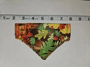 Fall Dog Bandana OVER THE COLLAR Leaves, Brown, Orange Cat Bandanas Scarf XS - Picture 1 of 4