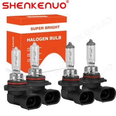 Kit de 4 bombillas halógenas altas/bajas para faros 3400k para Chevy TrailBlazer 2002-2009 Foto 1 de 4