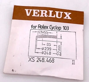 Cristal Cyclop 103 NEW XS 248.468 compatible glass para ROLEX recambio 3WC - Picture 1 of 2
