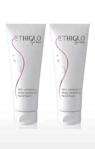 2er Pack Ethiglo Face Wash 140g Hautaufhellung & Tiefenreinigung Gesichtsschaum - Bild 1 von 8