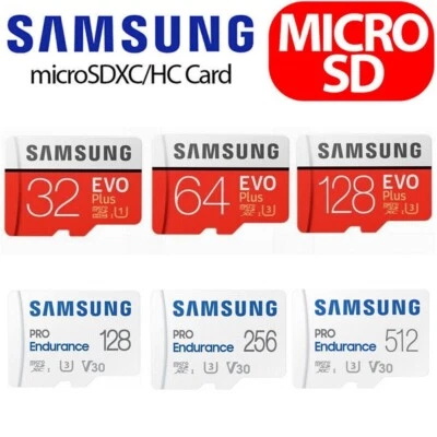 Scheda di memoria originale Samsung 32GB-512GB EVO Plus Micro SD SDXC 130 MB/s - Immagine 1 di 4