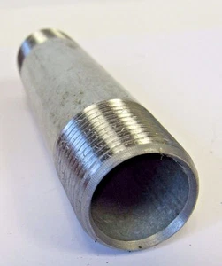 New Lot of 10 PCS ¼” X 6” MNPT Pipe Nipple Galvanized Steel - Picture 1 of 4