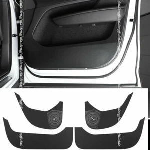 For Volvo XC40 2019-2021 Carbon fiber leather Door Anti Kick Pad Protective Trim - Bild 1 von 8