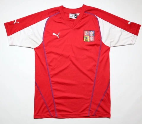 CZECH REPUBLIC 2003/2004 HOME FOOTBALL SHIRT SOCCER JERSEY CAMISETA PUMA MEN’S M Cover