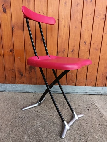 Folding Chair Toshiyuki Kita Rondine Chair Vintage Magis Italy Post Modern 90er Cover