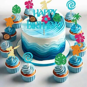 INACORN 49PCS Moana Cake Topper - Perfect Baby Moana Birthday Decorations for... - Picture 1 of 7