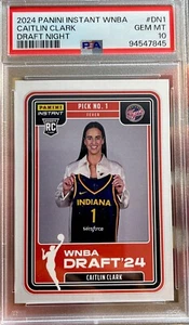 2024 Panini Instant WNBA Draft Night Caitlin Clark RC 1/45316 PSA 10 GEM MINT - Picture 1 of 2