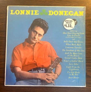RARE SKIFFLE! 1961 MONO Lonnie Donegan - Dot Records (DLP3394) Ultra Hi-fi CHEAP - Picture 1 of 4