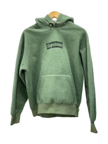 Supreme Felpa con Cappuccio S Cotone Cachi 23SS Reverse BOXLOGO