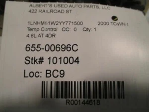 Control de temperatura para Lincoln Town Car 2000 - Imagen 1 de 1