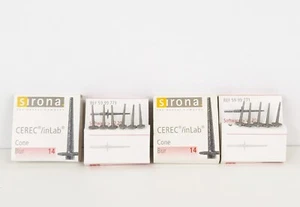 11 x Sirona CEREC inLab Cone Bur 14 Ref. 5999771 Diamond Schleifer Fräser CAD - Bild 1 von 3