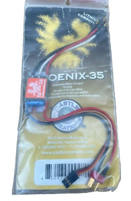 Castle Creations Phoenix 35 Brushless Electronic Speed Control - Image 1 of 4