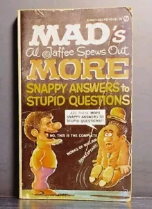 MAD's Al Jaffee Spews Out MORE SNAPPY ANSWERS to STUPID QUESTIONS - Picture 1 of 10