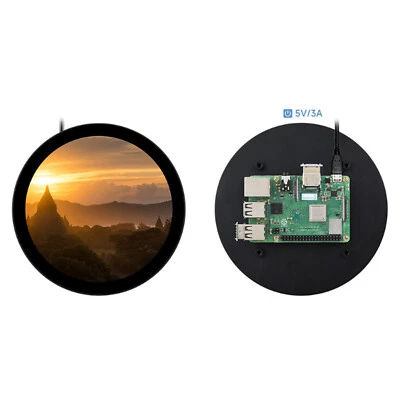 5 In Round Touch Display IPS 1080P 60Hz 10 Points 5V Type C Round LCD Module - Image 1 of 4