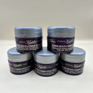 5Pack Kiehl's Super Multi Corrective Face Cream Sample 0.25oz / 7mL Travel Size - Picture 1 of 5