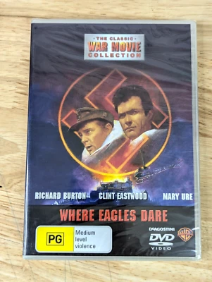 The Classic War Movie Collection - Where Eagles Dare  [DVD] New & Sealed - image 1 of 4