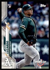 2020 Topps Opening Day Base #105 Jesus Luzardo - Oakland Athletics RC