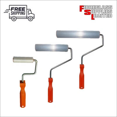 FIBREGLASS SUPPLIES LIMITED Paddelrollen für GFK-Laminierung. Konsolidierungsrollen für Harz und Mattierung
