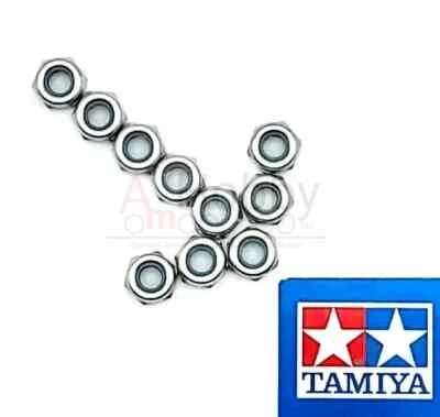 Tamiya 19805991/9805991, Pack of 10 3mm Lock Nuts (thin),(Truck/Trailer) - Image 1 of 4