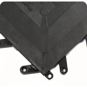 Wearwell 4CKP1 ineinandergreifende Anti-Ermüdungsmatte Fliese, schwarz, Pack 20 - Bild 1 von 4