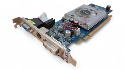 NVIDIA GeForce 8400GS - 256MB VGA / DVI / S-VIDEO - PCI-Express x16 PCIe - Image 1 of 3