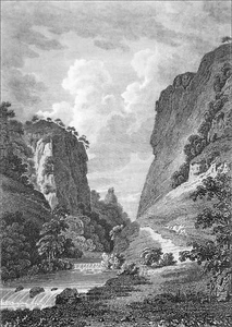 ESTRATOS DE PALOMA DALE (DERBYSHIRE) - Grabado del siglo XIX - Imagen 1 de 2