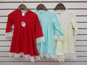 Toddler & Girls Just Blanks Assorted Monogramable Dresses Size 2 - 6X/7 - Picture 1 of 7