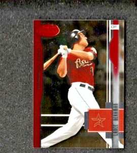 #D/150 LANCIA BERKMAN 2003 Foglia Certificata MIRRO RED #LC5 Houston Astros come nuova - Foto 1 di 2