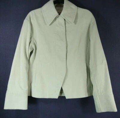 NWT Vince Cotton Jacket in Celery - Size 10 #C1991 - Image 1 of 4