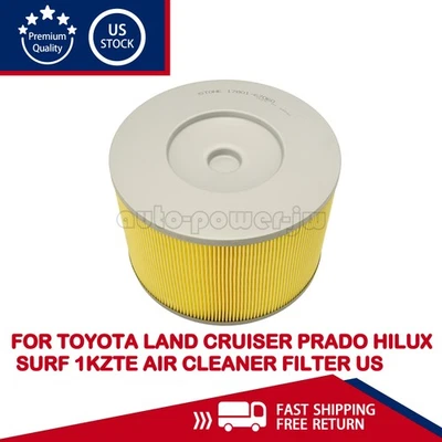 For Toyota Land Cruiser Prado Hilux Surf 1KZTE Air Cleaner Filter 17801-67030 US - Image 1 of 4