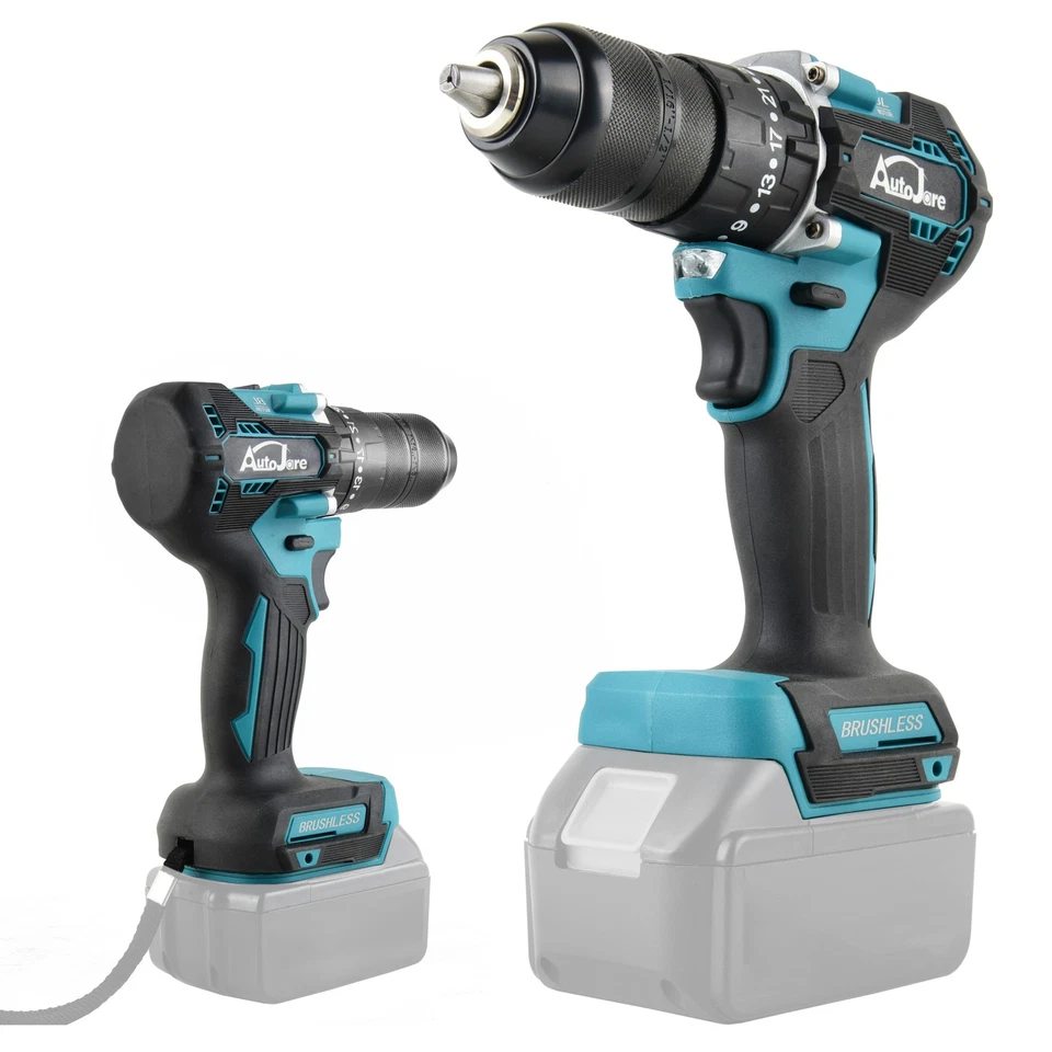 Für Makita Akku 18V Akkuschrauber Schlagbohrschrauber Bohrmaschine Bürstenloser - Bild 1 von 4