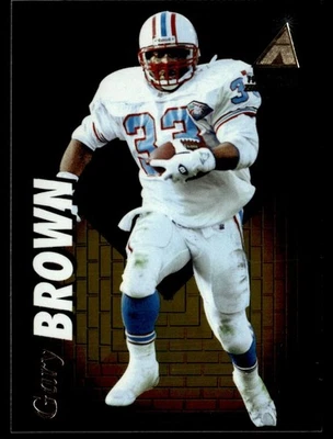 1995 Pinnacle Zenith Gary Brown Houston Oilers #Z83 - Image 1 of 2