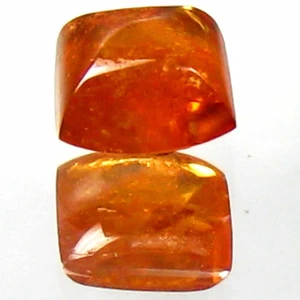 2.49 Cts Phenomenal Sugarloaf Cab (6 x 6 mm)Natural Fancy Orange Spessertite Gem - Picture 1 of 7