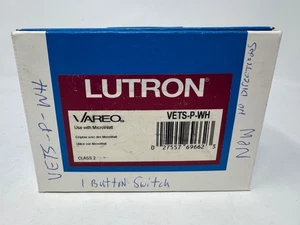 Lutron Vareo VETS-P-WH   White Switch - Picture 1 of 5