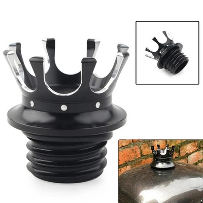 Tapa de aceite del tanque de gasolina para motocicleta Harley-Davidson Blackline Breakout Cross Bones Foto 1 de 4