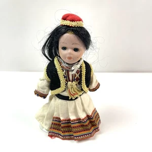 Vintage Kroatische Souvenir Puppe Tracht Konavle Region Kroatien - Bild 1 von 20