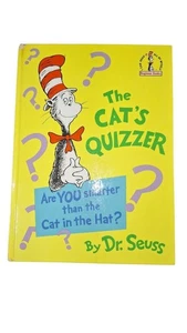 The Cat's Quizzer by Dr. Seuss (1976 Hardcover) Beginner Book - BANNED - Imagen 1 de 11