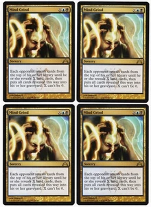 Mind Grind x4 4x 2013 Gatecrash PLAYSET Multi-Color Rare Sorcery MTG NM AZ1 - Picture 1 of 2
