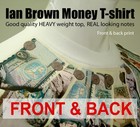 Ian Brown Money T-shirt  Roses 90s Stone ORIGINAL EBAY SELLER!