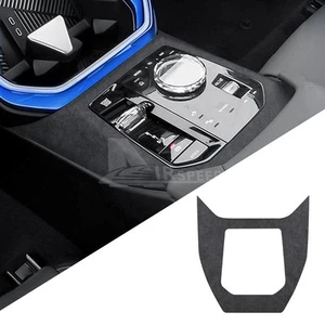 For BMW X3 G45 2025-UP Car Central Console Panel Cover Trim Sticker Black Suede - Picture 1 of 8