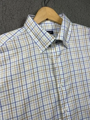 Camisa a Cuadros de Algodón Peter Millar Crown Brighton Talla XL #MF24XW10LTD PRECIO DE VENTA SUGERIDO POR EL FABRICANTE $250 Foto 1 de 4