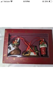 Villeroy & Boch Navidad Adornos Nostálgicos Regalos 3 Piezas ¡Nuevo en Caja! - Imagen 1 de 6