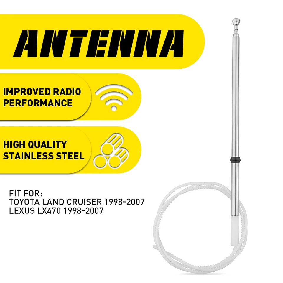 For 1998-2007 Toyota Land Cruiser Power Antenna Mast OE Replacement Cable Cord B - Image 1 of 1