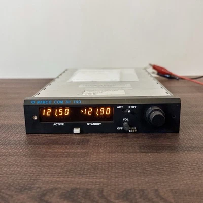 NARCO COM 811 TSO VHF COM TRANSCEIVER 28 Volt With New 8130 - Image 1 of 4