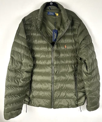 Polo Ralph Lauren Men's Big &Tall 2LT Packable Quilted Jacket Green $248 NEW - Image 1 of 4