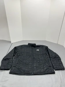 North Face Jacket Mens XL Black Thermoball Eco Insulated Puffer Full Zip Outdoor - Picture 1 of 18